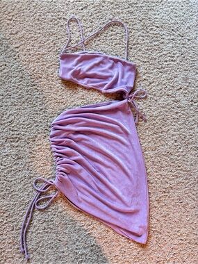 Princess Polly lilac shimmer dress size 6